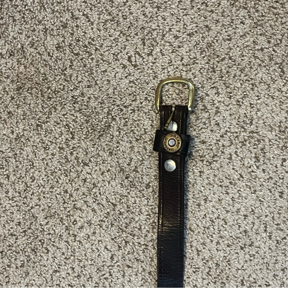 Over Under Brown belt slight distress will fit 32-36 men’s waist